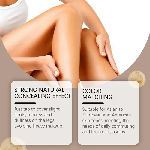 Base Corporal Para Piernas Color Trigo Con Caroteno