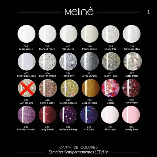 Esmalte Meliné Semipermanente 15ml Leer Tonos En Descripción Color
