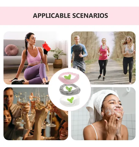 3 Bandas De Pelo Creativas Para Maquillaje, Yoga Y Ejercicio