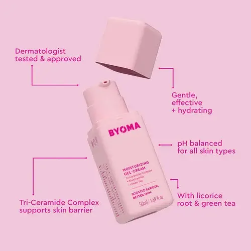 Byoma Crema De Gel Hidratante 50ml Momento De Aplicación Día/noche Tipo De Piel Todo Tipo De Piel