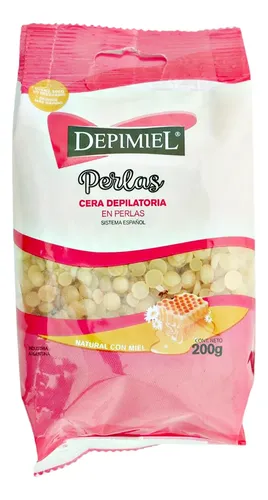 Cera Depilatoria Perlas Depimiel 200 Gr Natural Miel