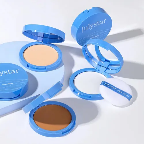 Julystar 6 Polvos Fijacion Mate Impermeable Rostro