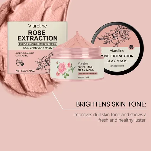 Te Mascarilla De Arcilla Rosa Iluminadora Y Suavizante Qc