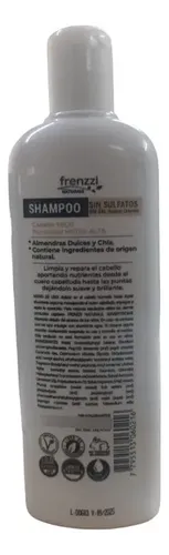 Shampoo Acondicionador+ Crema Sin Sulfatos Almendras Frenzzi