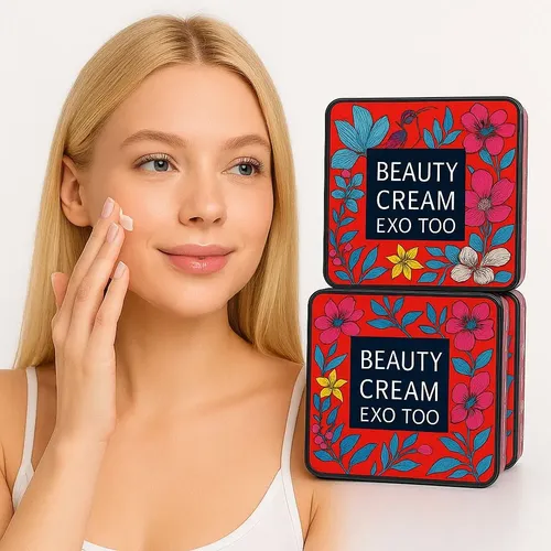 Pack 2 Beauty Cream Exo Too Base Compacta Mate Natural