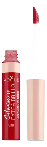 Labial Liquido Extra Brillo Coloríssimo rojo 5ml Vogue