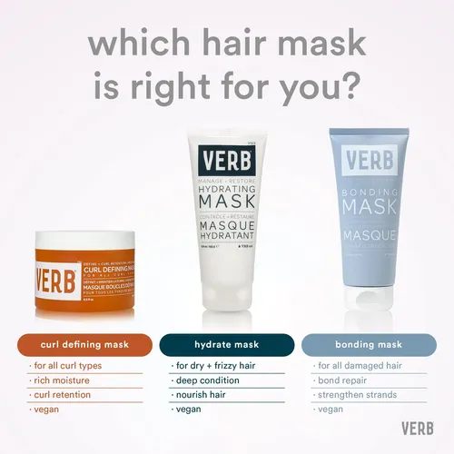 Mascarilla Capilar Verb Curl Defining De 192 Ml Que Nutre Y