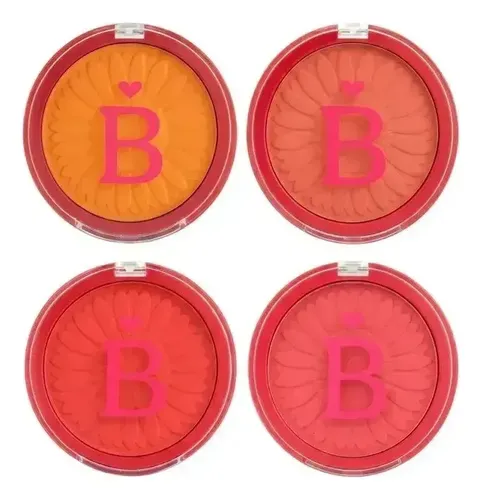 Maquillaje Rubor Blush Tono 04 Polvo Rostro Maquillaje Rostro 4 Tonos Veoquiero