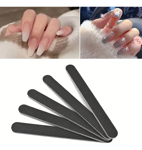 20 Limas Para Uñas Acrílicas Y Naturales Lavables.