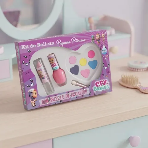 Kit De Maquillaje Pequeña Princesa (sombra, Esmalte, Labial)