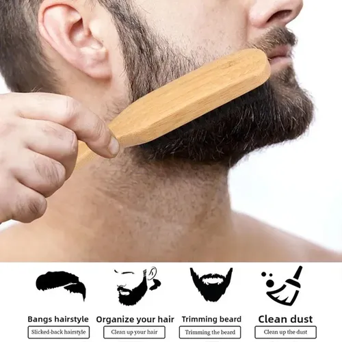 Cepillo Para Cabello Cerdas De Jabalí Alisado C *
