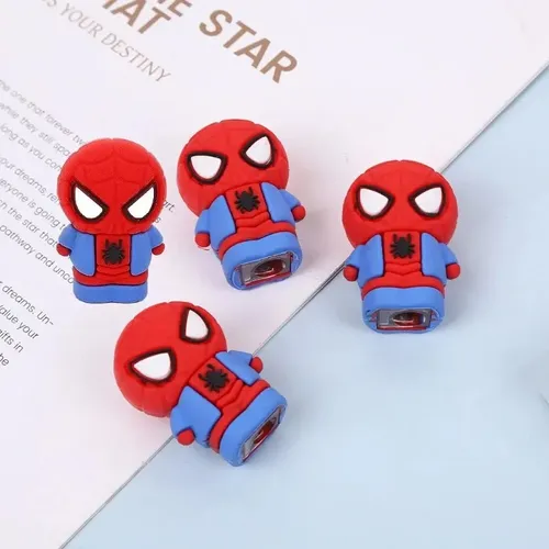 10pcs Sacapuntas De Muñeca De Anime Mini Sacapuntas  Lápiz Red 10pcs