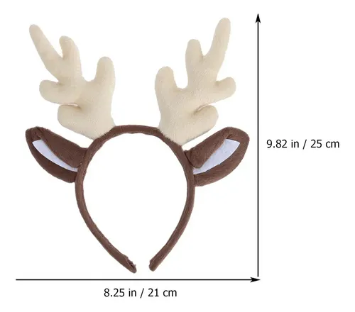 /// Headband With Horns, Christmas Headbands, 2 Units 2026//