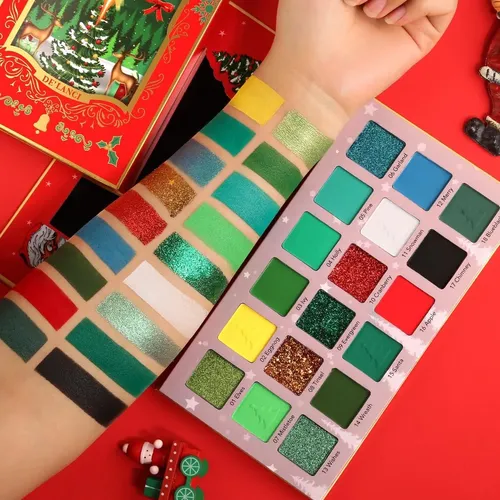 Paleta Verde Roja 18 Colores Beuself