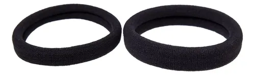 (60 Bucles Gruesos Para El Pelo De Color Negro) -diadema Elá