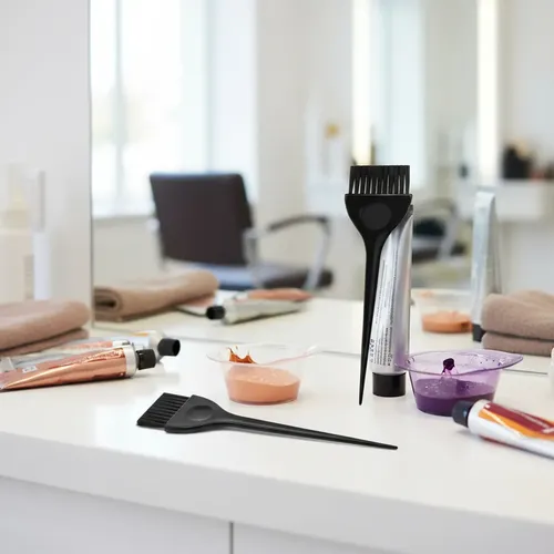 Setx10 Pincel Brocha Tintura Cabello Profesional Color Negro