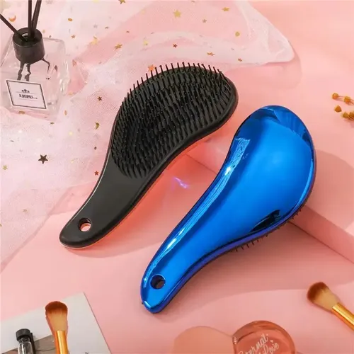 Cepillo Para Cabello Cepillo Extensiones Peine Peinetas 4pzs Polícromo