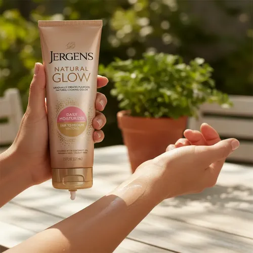 Jergens Autobronceante Natural Glow Gradual Claros A Medios.