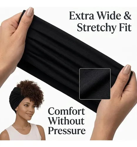 6pcs Banda Elástica Para El Pelo «curly Pineapple Head Wrap»