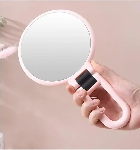 Espejo De Maquillaje De Mano Con Aumento De 10x