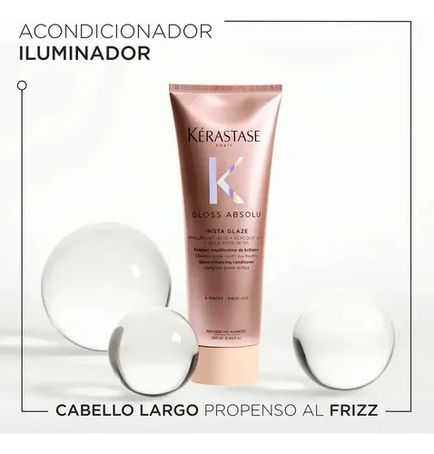 Kit Kerastase Gloss Absolu Acond Spray Aceite Drops + Regalo
