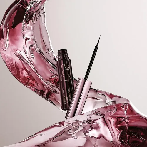 Delineador De Ojos Líquido Peel Off Negro Mate Una Natura