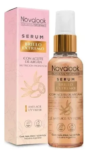 Serum Argan Novalook Brillo Extremo X 65 Ml Anti Age Pro