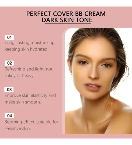 Bb Cream Hidratante Para Piel Oscura – Ligero Y Mate