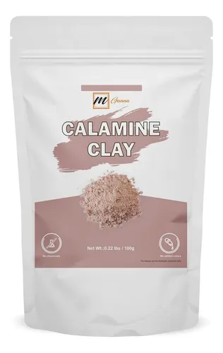 Polvo De Arcilla De Calamina 100% Natural De Mganna 3.53 Oz