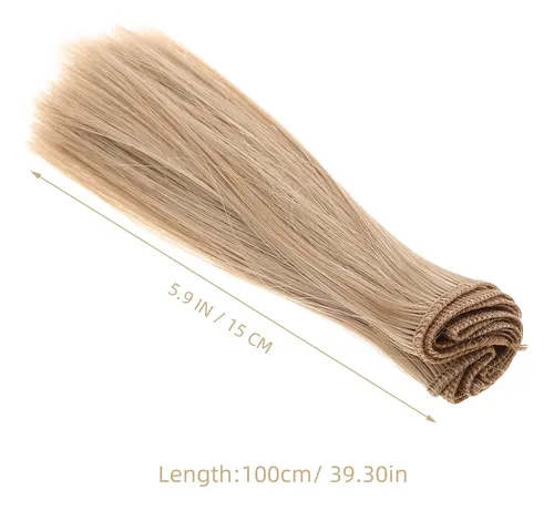 Peluca De Pelo De 10 Piezas: Pelucas Sintéticas Rectas Para