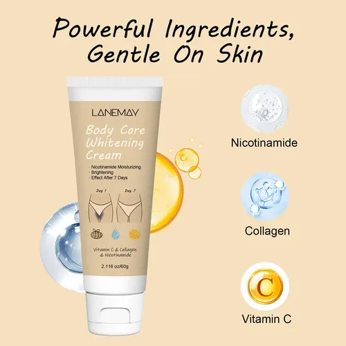 Lanemay 60g Crema Hidratante Y Blanqueadora Corporal