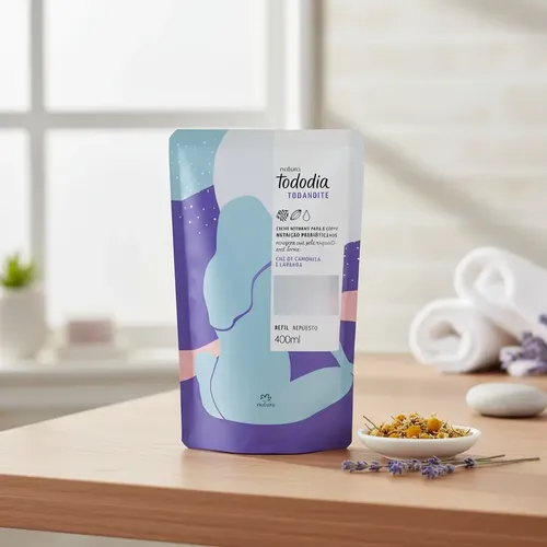 Repuesto Natura Tododia Crema Corporal Manzanilla Y Lavanda