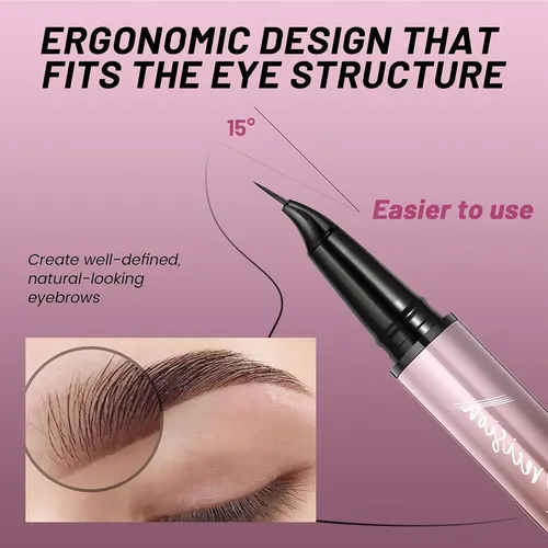 Lápiz Para Cejas Y Delineador Pudaier 2-en-1, Trufa