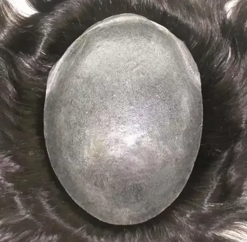 Prótesis Capilar Roma Hombre Base Piel Fina Natural Castaño Oscuro