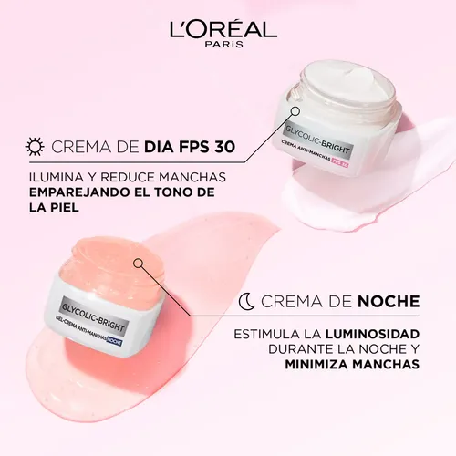 Crema Dia Anti-manchas Loreal Paris Gliycolic Bright 50ml
