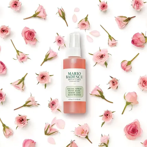 Loción Hidratante Facial Mario Badescu Rosewater Aloe Para Todo Tipo De Piel 118ml