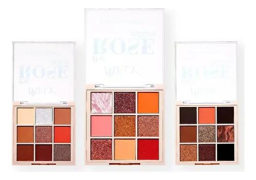 Paleta De 9 Sombra Ojos Mely Rose Edition Maquillaje