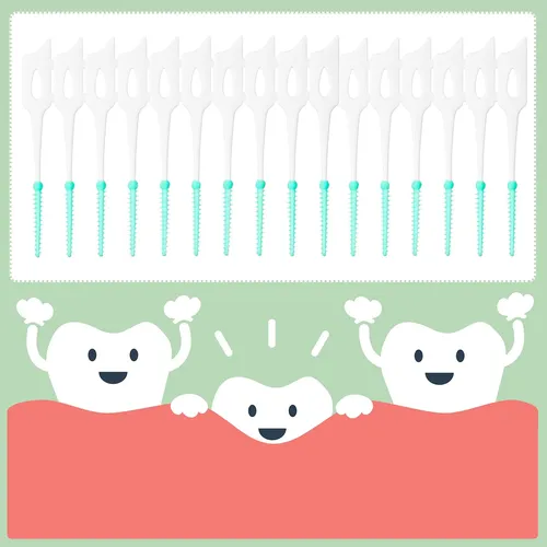 Cepillos Interdentales Y Palillos De Hilo Dental Para Limpie