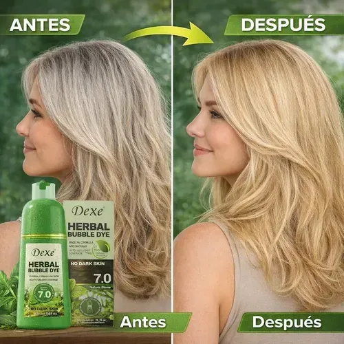Dexe Shampoo Tintura Rubio Platinado 10.0 Cubre Canas Tinte