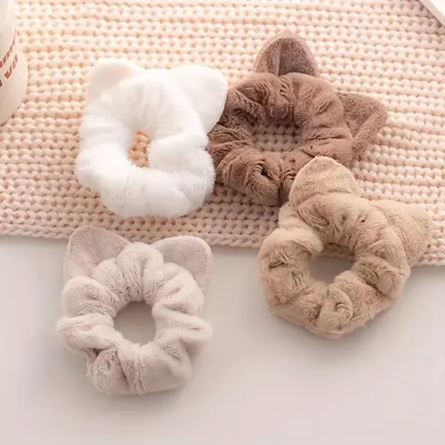 Aa 4 Lindas Cintas Para El Pelo Con Orejas De Gato De Felpa
