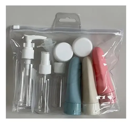 Set De 12 Botellas De Viaje