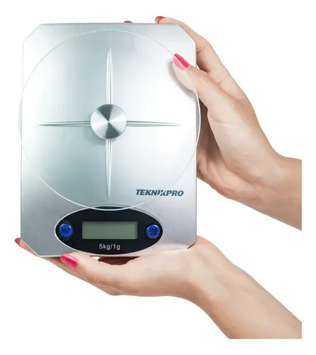 Balanza Digital Peluqueria Profesional Scale Teknikpro Color Gris