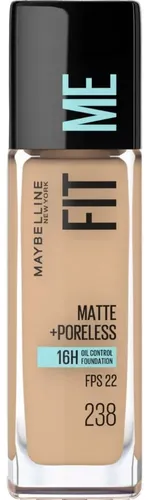 Base Líquida Maybelline Fit Me Matte 238 Rich Tan X 30 Ml
