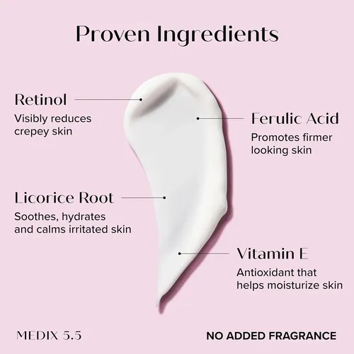 Medix Crema Hidratante Facial Y Corporal Retinol Sin Perfume