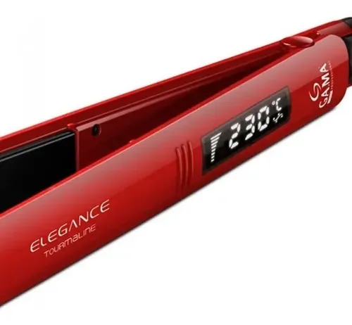 Planchita De Pelo Ga.ma Italy Elegance Elegance Gold Roja