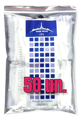 Tips Paris Night Soft Gel / Press On – 50 Un. Leer Descrip.