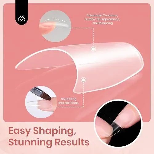 Beetles Gel Extensiones Uñas Kit 4 Colores Poly Nail Gel