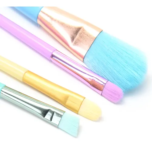 Set Brochas Maquillaje Colores Pastel Skora Beauty X4