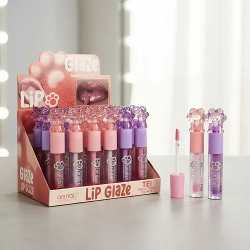 Lip Gloss Tei Cambia Color Magico C/ Glitter Make Up Patita