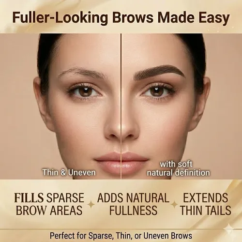 Lápiz 3 En 1 Para Cejas Lavone Negro